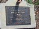 
Flora Martha MOLE
14 Oct 1890
aged 11 weeks

Albany Creek Cemetery, Pine Rivers

