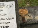 
Elsie ROBINSON,
mother,
died 17-1-1968 aged 72 years;
Arthur Dudley,
son,
died 1-3-1968 aged 50 years;
Appletree Creek cemetery, Isis Shire
