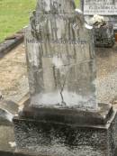 
Harold Richard STEVENS,
aged 5 12 years;
Appletree Creek cemetery, Isis Shire
