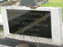 
Ethel May THOMPSON,
mother,
died 30 Jan 1961 aged 73 years;
Appletree Creek cemetery, Isis Shire
