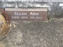 
Ellen ADIE,
died 7 Dec 1948 aged 80 years;
Ellen ADIE,
died 29 Aug 1981;
Appletree Creek cemetery, Isis Shire
