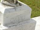 
David FRANCEY,
baby;
Appletree Creek cemetery, Isis Shire
