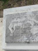 
Mary Christensen,
mother,
died 27 Nov 1976;
Charles CHRISTENSEN,
father,
died 2 June 1975;
Appletree Creek cemetery, Isis Shire
