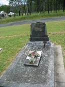 
Lawrence Aubrey WIECKHORST,
husband father son brother,
died 9 Dec 1954 aged 27 years;
Appletree Creek cemetery, Isis Shire
