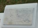
Troy Evans GOODEN,
died 24-12-1983 aged 20 years,
missed by father & brothers;
Appletree Creek cemetery, Isis Shire
