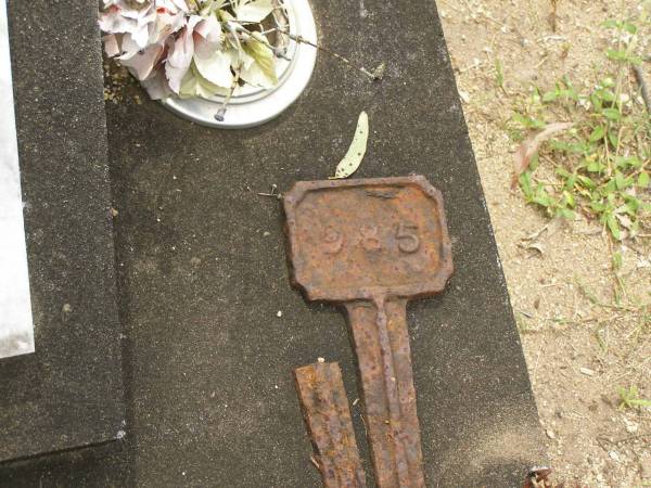 Stanley Frederick ROBINSON,  | husband father,  | died 25 July 1969 aged 59 years;  | Appletree Creek cemetery, Isis Shire  | 