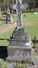 
Patrick McHUGH
d: 24 Dec 1912 aged 65

Annie McHUGH
d: 14 Feb 1913 aged 58

Atherton Pioneer Cemetery (Samuel Dansie Park)



