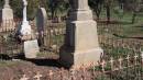 
John Joseph HUGHES
d: Christchurch, New Zealand
    5 Jul 1912, aged 19 y and 9 mo
son of William and Margaret HUGHES

William HUGHES
native of Roscommon, Ireland
d: 3 May 1920
husband of Mary HUGHES

Mary HUGHES
d: 22 Dec 1930, aged 78

Aubigny Catholic Cemetery, Jondaryan

