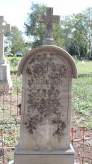 
Margaret SULLIVAN
native of Rannttrk?, county Clare, Ireland
d: 10 Mar? 1920 aged 78?
wife of Patrick SULLIVAN

Aubigny Catholic Cemetery, Jondaryan

