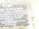 
Thelma Margaret HOLMES,
baby daughter & sister,
died 21 Feb 1937
aged 8 months;
John CODY (late of Bell),
1875 - 1937;
Bell cemetery, Wambo Shire
