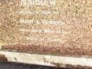 
Thomas John Kennedy (Ken) ANDREW,
son of Hugh & Gladys,
died 28 Nov 1974 aged 21 years;
Bell cemetery, Wambo Shire
