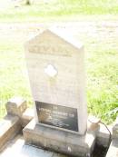 
Iris Lillian WILSIN,
daughter of G.G. & A.L. WILSON,
died 10 Feb 1924 aged 9 years;
Bell cemetery, Wambo Shire
