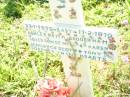 
Ashley Keith GOODERHAM,
baby son of Neil & Karen,
brother of Scott & Tony,
22-1-1979 - 17-2-1979;
Bell cemetery, Wambo Shire

