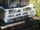 
Sophie RAETZ
18 Apr 1903
aged 1 year 5 months

Bethania Lutheran Church, Bethania, Gold Coast
