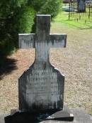 
Magdalene Louise Auguste KLEINSCHMIDT
geb 24 Aug 1870
gest 22 Nov 1872

Bethania (Lutheran) Bethania, Gold Coast
