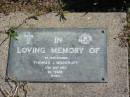
Thomas J WOODRUFF
13 Jul 1963
aged 66

Bethania (Lutheran) Bethania, Gold Coast
