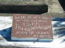
Carl FALKENHAGEN
aged 91

Bethania (Lutheran) Bethania, Gold Coast

