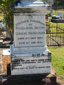 
Wilhelmine Justine Caroline MACKELMANN
B: 13 Jul 1889
D:  6 Jan 1921

Bethania (Lutheran) Bethania, Gold Coast
