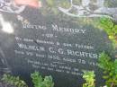 
Wilhelm C G RICHTER
3 Nov 1930
aged 78

Bethania (Lutheran) Bethania, Gold Coast
