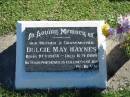 
Dulcie May HAYNES
B: 10 Jan 1904
D: 11 Sep 1988

Bethania (Lutheran) Bethania, Gold Coast
