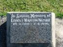 
Ernst Martin NUSKE
B: 29 Nov 1908
D:  2 Nov 1990

Bethania (Lutheran) Bethania, Gold Coast
