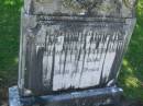 
Edward CORCORAN,
husband father,
1856 - 1934;
Blackbutt-Benarkin cemetery, South Burnett Region
