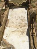
Grave of William Gale,
Bourke cemetery,
New South Wales
