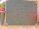 
Betty Florence MCGREGOR,
died 12 Oct 1987 aged 72 years,
loved by Jock, daughters & grandchildren;
Bribie Island Memorial Gardens, Caboolture Shire
