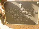 
Mervyn John MILNER,
died 9 Dec 1998 aged 70 years;
Bribie Island Memorial Gardens, Caboolture Shire
