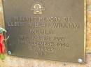 
Leslie Albert William MOULD,
died 14 Dec 1992 aged 68 years;
Bribie Island Memorial Gardens, Caboolture Shire
