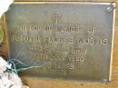 
Juanita Flores MUSTIS,
died 14 July 1990 aged 70 years;
Bribie Island Memorial Gardens, Caboolture Shire

