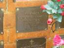 
Sidney John CRAVEN,
died 24 July 1992 aged 68 years;
Bribie Island Memorial Gardens, Caboolture Shire
