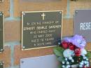 
Ernest Searle GARDNER,
died 26 May 2005 aged 76 years;
Bribie Island Memorial Gardens, Caboolture Shire
