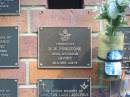 
D.W. PINKSTONE,
died 28-5-2004 aged 75 years;
Bribie Island Memorial Gardens, Caboolture Shire
