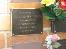
Noel Oliver YOUNG,
died 4 Oct 2000 aged 43 years;
Bribie Island Memorial Gardens, Caboolture Shire
