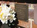 
Peter Rollason ONEILL,
died 29 Dec 2003 aged 59 years;
Bribie Island Memorial Gardens, Caboolture Shire
