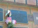 
William John FOWLER,
died 13 June 1999 aged 65 years;
Bribie Island Memorial Gardens, Caboolture Shire
