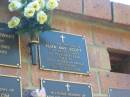 
Alma May SCOTT,
died 22 Nov 2002 aged 71 years;
Bribie Island Memorial Gardens, Caboolture Shire
