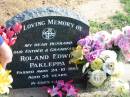 
Roland Edwin PAKLEPPA,
died 24-10-1995 aged 58 years,
husband father grandfather;
Apostolic Church of Queensland, Brightview, Esk Shire
