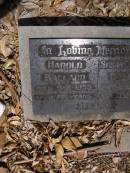 
Harold BALLARD,
died 9-3-1959 aged 66 years;
Susan Catherine BALLARD,
died 21-9-1976 aged 82 years;
Brookfield Cemetery, Brisbane
