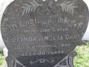 
Lucinda Amelia DART, sister,
died 2 April 1954 aged 80 years;
Brookfield Cemetery, Brisbane
