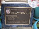 
William Brian CLAYTON,
died 26 Dec 2004 aged 58 years;
Brookfield Cemetery, Brisbane
