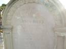 
John NOTT
b: 19 Feb 1817
    Swimbridge, Devonshire, England
d: 19 Jul 1886 at Bundaberg

wife
Marianne (NOTT)
d: Randwick
 18 Feb 1892 aged 72 (buried 24-02-1892)

son
Ebenezer (NOTT)
d: 11 July  1903 aged 51

Ruby Eveline (NOTT)
second daughter of late H.O. NOTT and I. NOTT
d: 19 Apr 1958

Florence Vivienne  (NOTT)
eldest daughter of late H.O. NOTT and I. NOTT
d: 29 May 1973

Bundaberg General Cemetery


