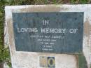 
Dorothy May CANNELL,
died 7 June 1969 aged 73 years;
Caboonbah Church Cemetery, Esk Shire
