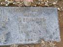 
Matilda REDINGER,
born 23-1-1920,
died 5-6-1984,
wife of Edward;
Caffey Cemetery, Gatton Shire
