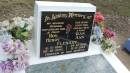 
Roy Henry FLENADY
b: 8 May 1926
d: 30 Dec 1997

wife:
Jean Ann FLENADY
b: 24 Dec 1930
d: 15 Aug 2012

Cawarral Cemetery

