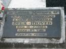 
father grandfather great-grandfather Bela HIGYED died 10-7-1985 aged 85 years;
Chambers Flat Cemetery, Beaudesert
