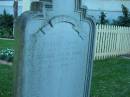 
Graham Lloyd
2nd son of
Graham Lloyd HART
born 18 May 1871
died 10th Apr 1874

Christ Church (Anglican), Milton, Brisbane
