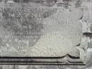 
Sacred to the memory of
Patrick MAYNE died 17th August 1865? 
aged 41 years,
leaving a ?? 5 children to lament their loss 
This stone is erected ??? widow
          Mary MAYNE
In memory ..INA ...A
daughter of ?? trick & ?? Mayne... sbane.
       Aged 7? Months  ? Days

Christ Church (Anglican), Milton, Brisbane
[daughter is probably Evelina Selina 1853-1854,
Patrick & daughter Evelina are believed to be re-interred in Toowong Cemetery in 1889]
