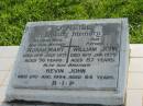 
Norah Mary ONEILL, wife mother,
died 15 July 1975 aged 76 years;
William John ONEILL, father,
died 16 Jan 1979 aged 87 years;
Kevin John ONEILL, brother,
died 21 Aug 1994 aged 64 years;
Sacred Heart Catholic Church, Christmas Creek, Beaudesert Shire
